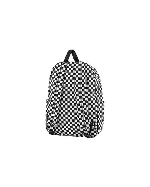 Vans Black Old Skool H2O Check Backpack