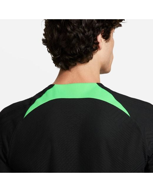 Nike Black Dri-Fit Adv Strike Elite Logo Liverpool Training Jersey for men