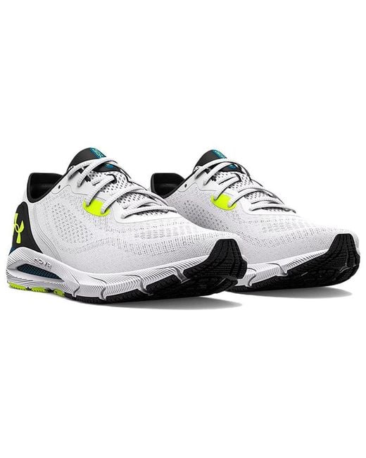Under Armour White Hovr Sonic 5 High-Vis' for men