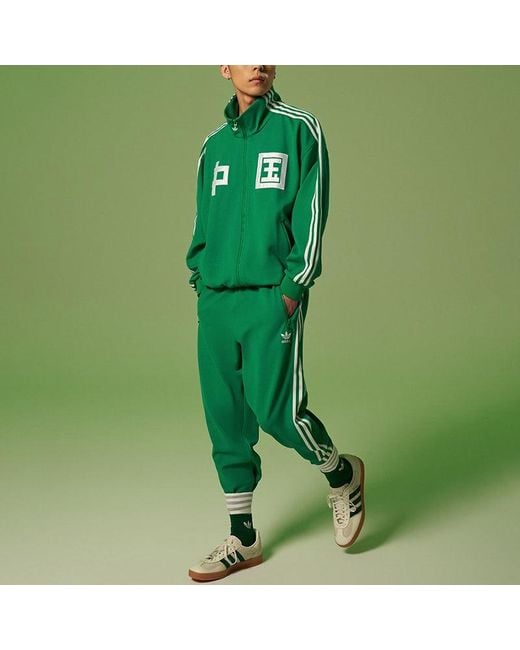 Adidas Green Originals Tracksuit Bottoms for men