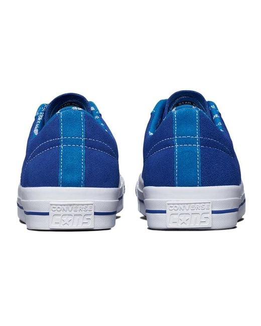 Converse Blue General One Star Skate Shoes for men