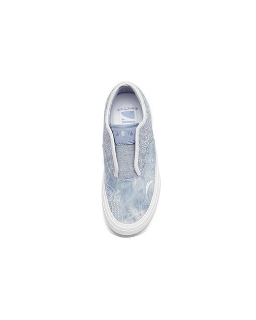 Anta White Life Series All-Terrain Skate Slip-On Low for men