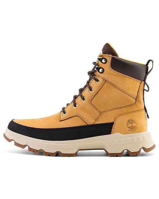 Timberland Brown Greenstride Originals Ultra Waterproof Boots 'Wheat Nubuck' for men