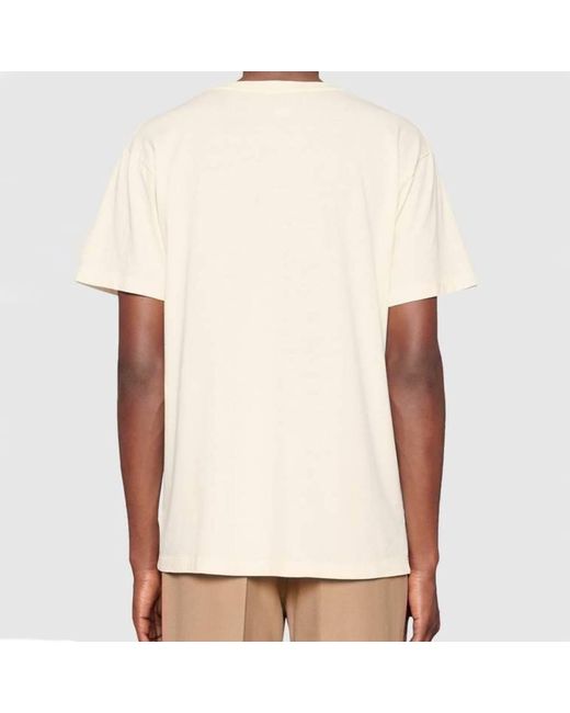Gucci Natural Interlock G Large Short Sleeve Creamy
