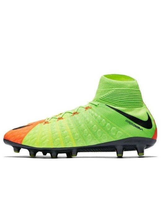 Nike Green Hypervenom Phantom 3 Df Ag Pro 'Electric Hyper' for men