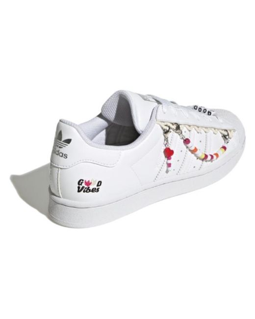 Adidas White (Wmns) Superstar 'Good Vibes'