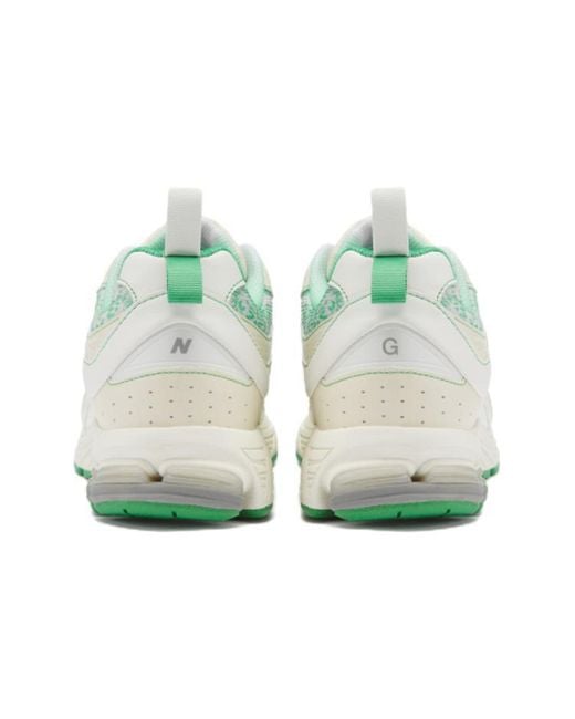 New Balance White Ganni X 2002r for men