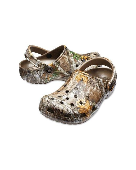 CROCSTM Brown X Realtree Edge Classic Clogs 'Camo'