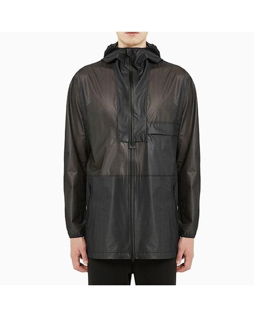 Adidas Blue Y-3 Ss21 Nylon Waterproof Jacket for men