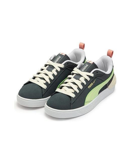 PUMA Green Suede Bloc 'Mix for men