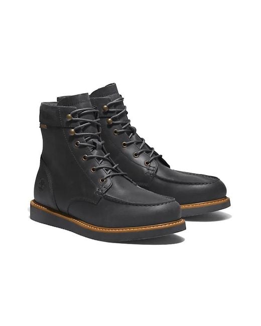 Timberland Black Newmarket Ii 6 Inch Boots Full Grain' for men