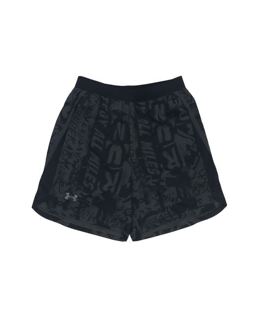 Under Armour Blue Destroy All Miles Shorts for men