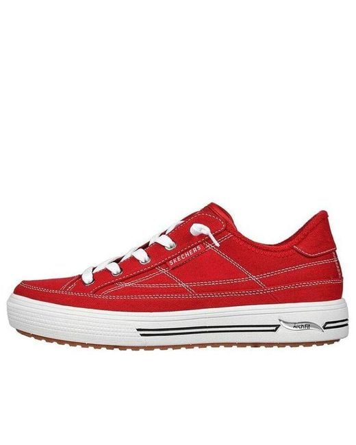 Skechers Red (Wmns) Arch Fit Arcade