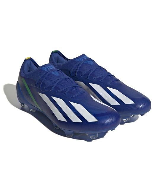 Adidas Blue X Crazyfast.1 Fg 'Brazil' for men