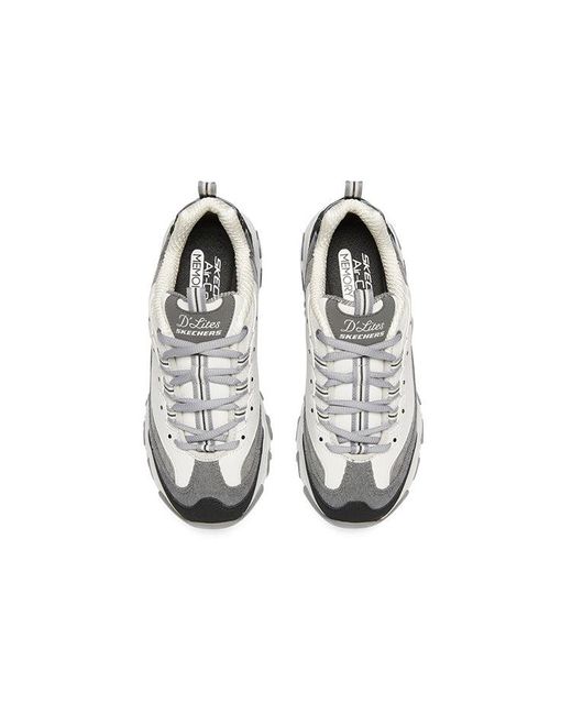 Skechers White (Wmns) D'Lites 1.0