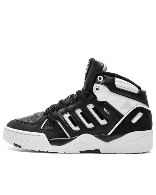 Adidas Black Midcity Mid 'Core' for men