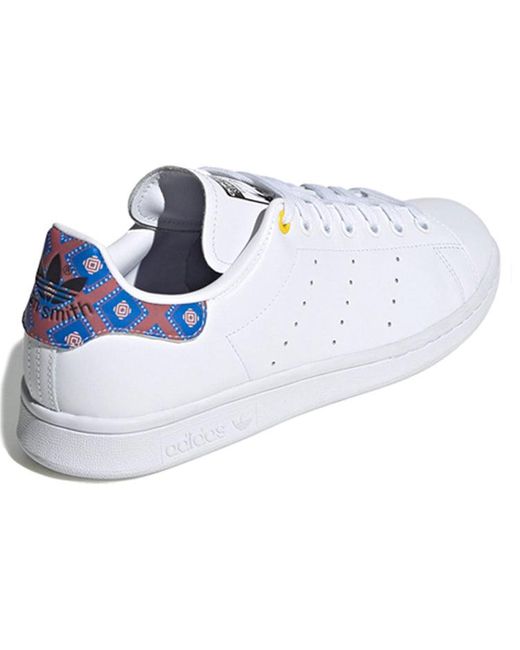 Adidas White Stan Smith Aztec' for men