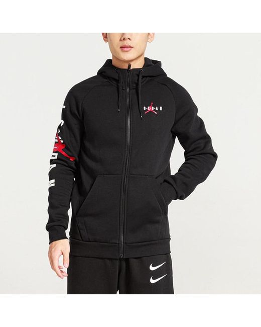 Nike Blue Hooded Fleece Casual Jacket for men