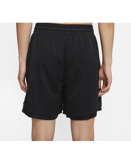 Nike Black Kd Reversible Design Basketball Sports Shorts for men