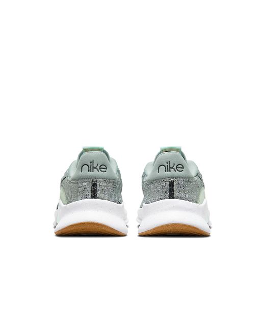 Nike White Superrep Go 3 Flyknit 'Dusty Sage Gum' for men
