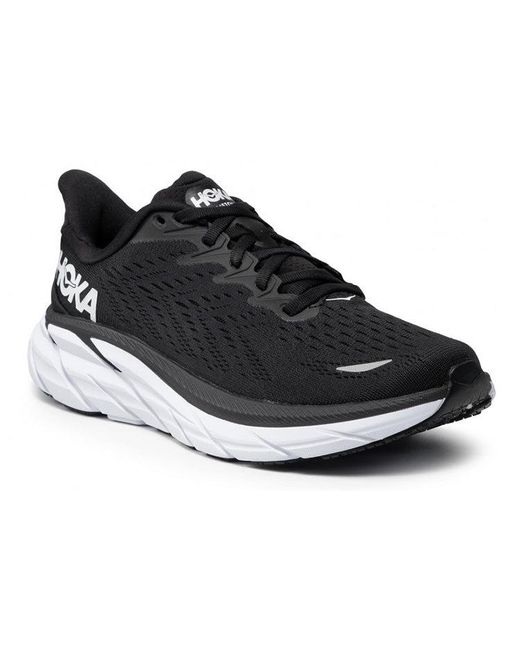 Hoka One One Black Clifton 8 Running Shoes