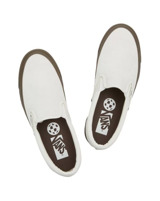 Vans White Slip-On Reissue 98 'Marshmallow Gum' for men