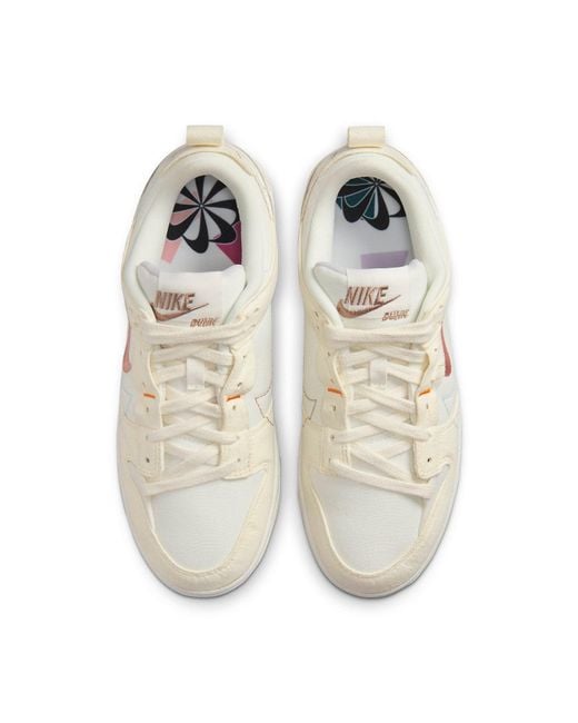 Nike White Dunk Low Disrupt 2