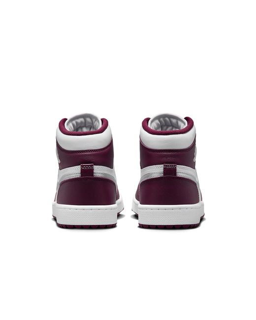 Nike Purple 1 Retro High Golf 'Bordeaux' for men