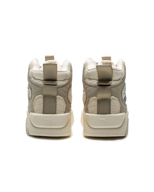 Anta White Life Series High-Top 'Trendy Versatile' for men