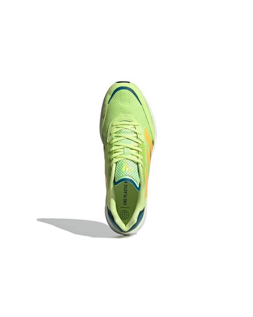 Adidas Yellow Adizero Boston 'Pulse Lime Flash' for men