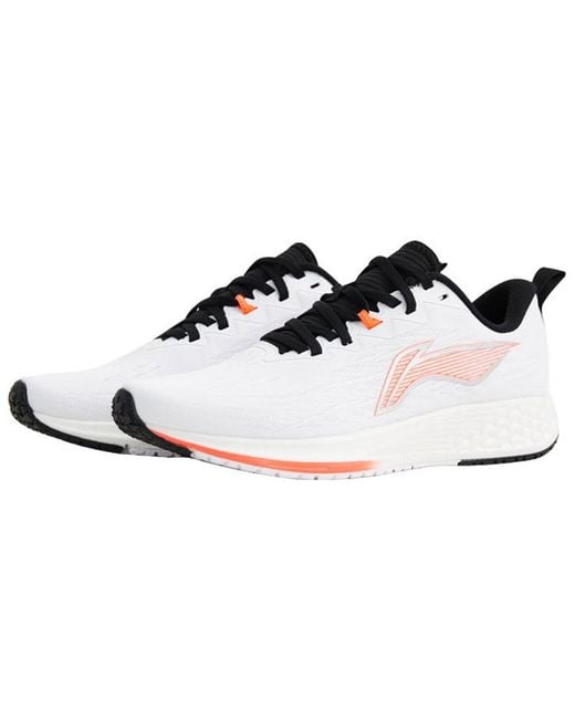 Li-ning White Dark Horse 4 Fluorescent Congo' for men