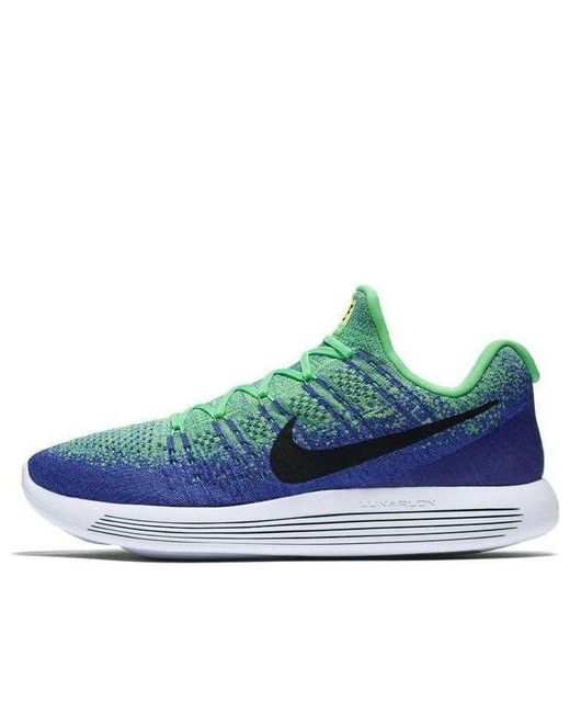 Nike Blue Lunarepic Low Flyknit 2 'Electro' for men