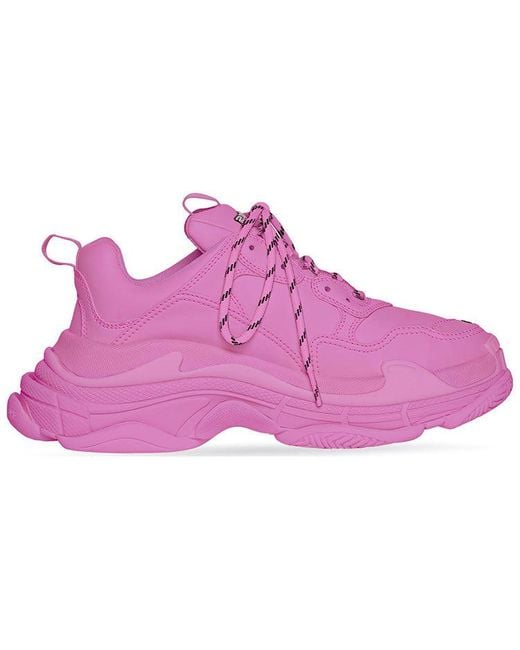 Balenciaga Purple (Wmns) Triple S Sneakers