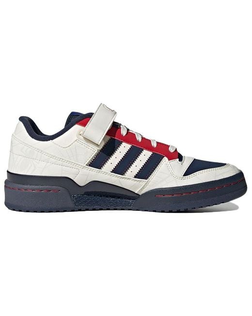Adidas Blue Forum Low X Spider Shoes for men