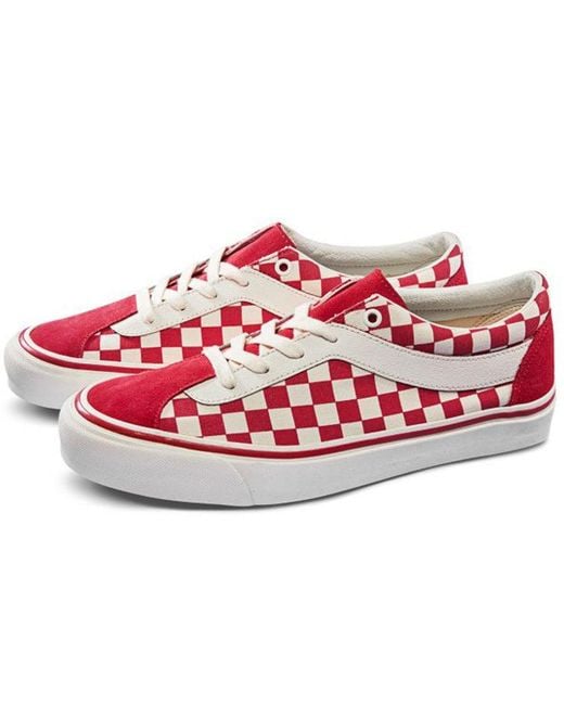 Vans Red Bold Ni Checkerboard' for men