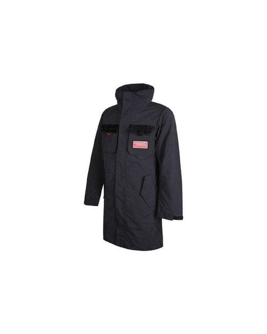 Nike Blue Hooded Long Jacket for men