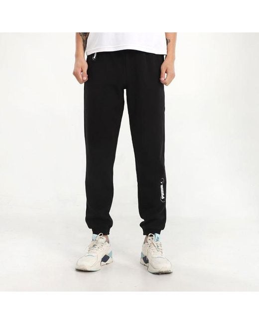 PUMA Black Nu-Tility Trousers for men
