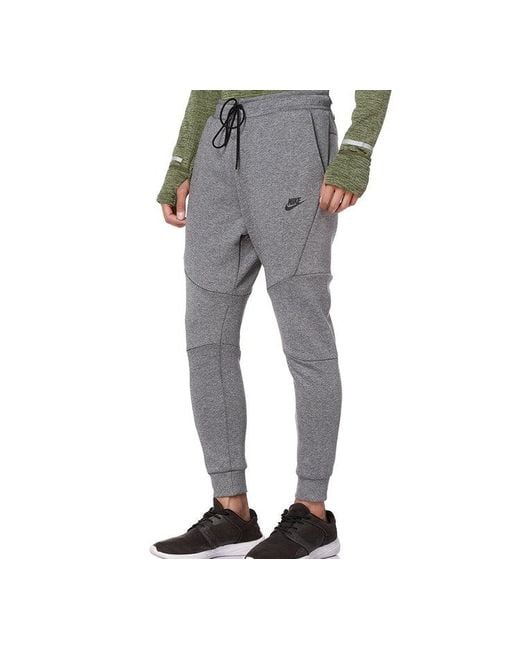 Nike Gray Sportswear Tech Fleece Sport Casual Knit Pants Gery for men