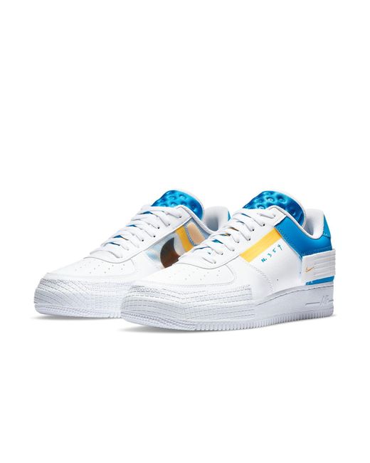 Nike Blue Air Force 1 Type 'Photo' for men