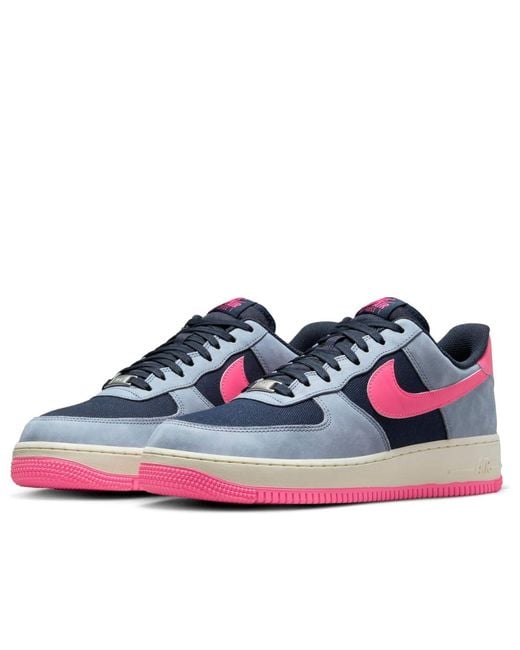 Nike Blue Air Force 1 '07 Lx 'Dark Obsidian Ashen Slate' for men