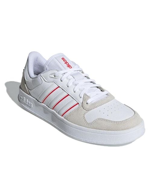 Adidas White Breaknet Plus for men