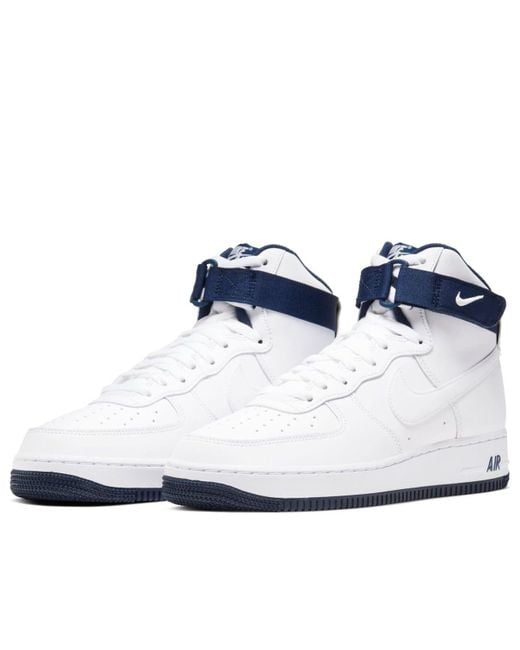 Nike Blue Air Force 1 High White Regency Purple