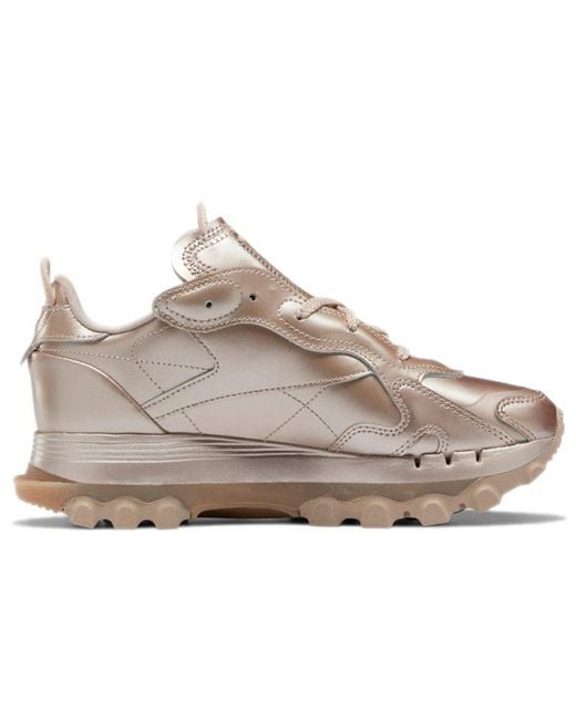 Reebok Brown (Wmns) Cardi B X Classic Leather 'Rose Champagne'