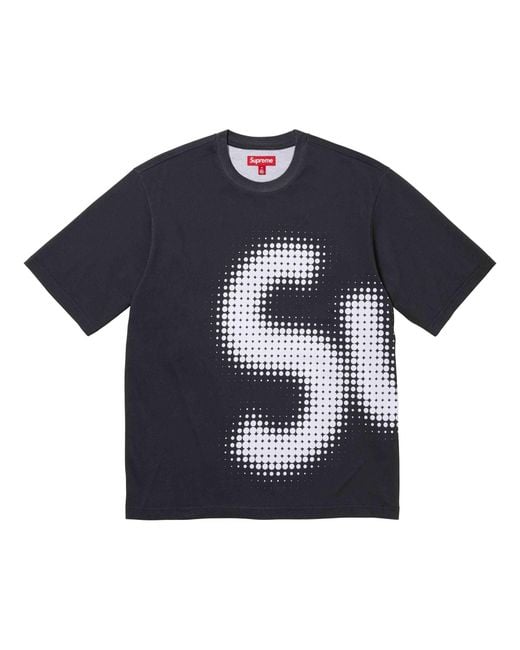 Supreme Blue Halftone S/S Top for men