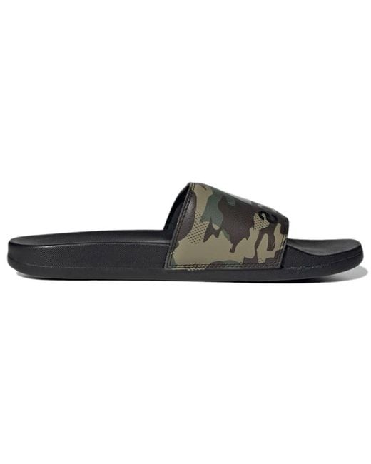 Adidas Green Adilette Comfort Sandals Casual Sports Slippers Camouflage
