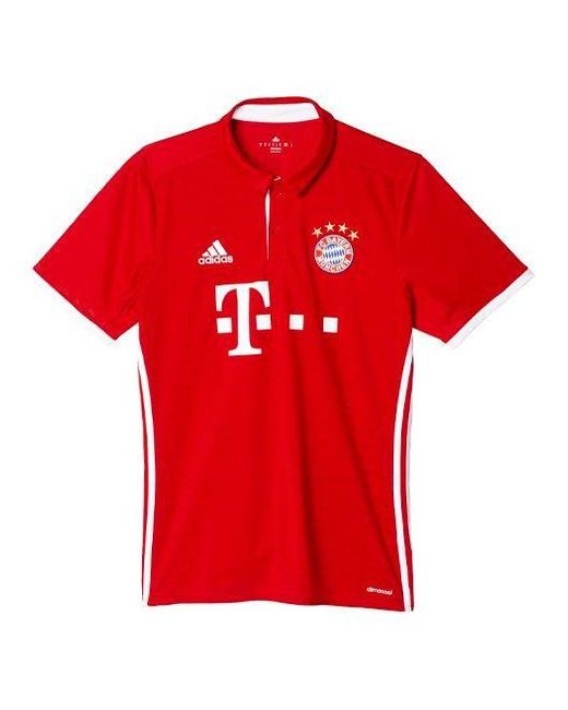 Adidas Red Bayern Munich 16/17 Home Jersey for men