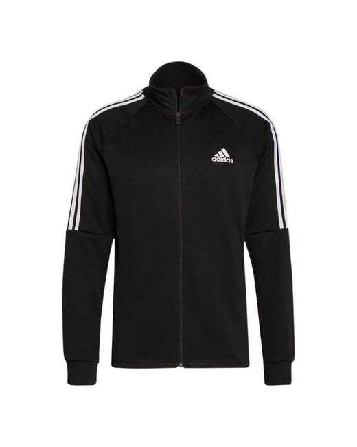 Adidas Black Aeroready Sereno Cut 3-Stripes Track Suit Asia Sizing for men