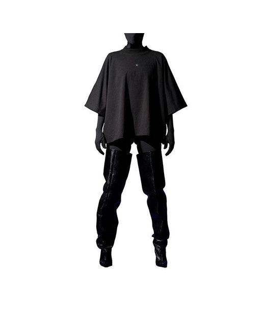 Yeezy Gap Gray Logo No Seam T-Shirt 'Dark' for men