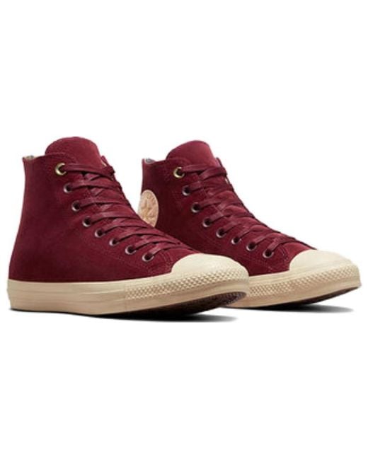 Converse Red Wonka X Chuck Taylor All Star Corduroy 'Deep Bordeaux' for men