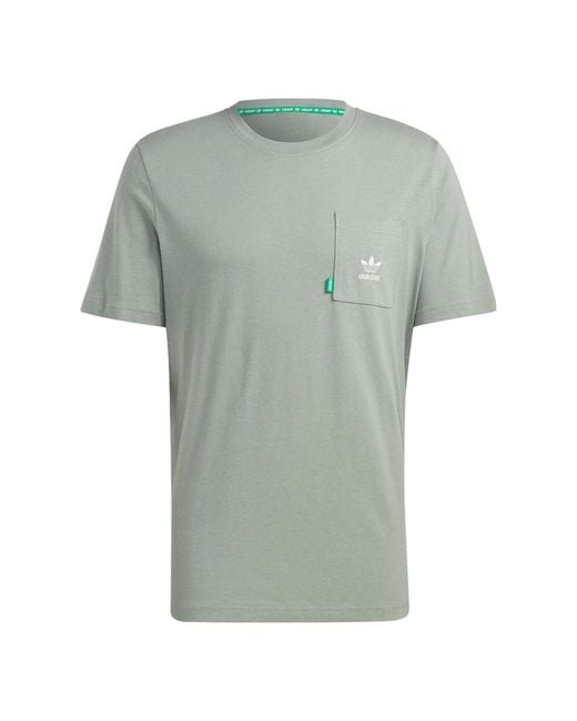 Adidas Green Originals Essentials+ Made With Hemp T-Shirt for men